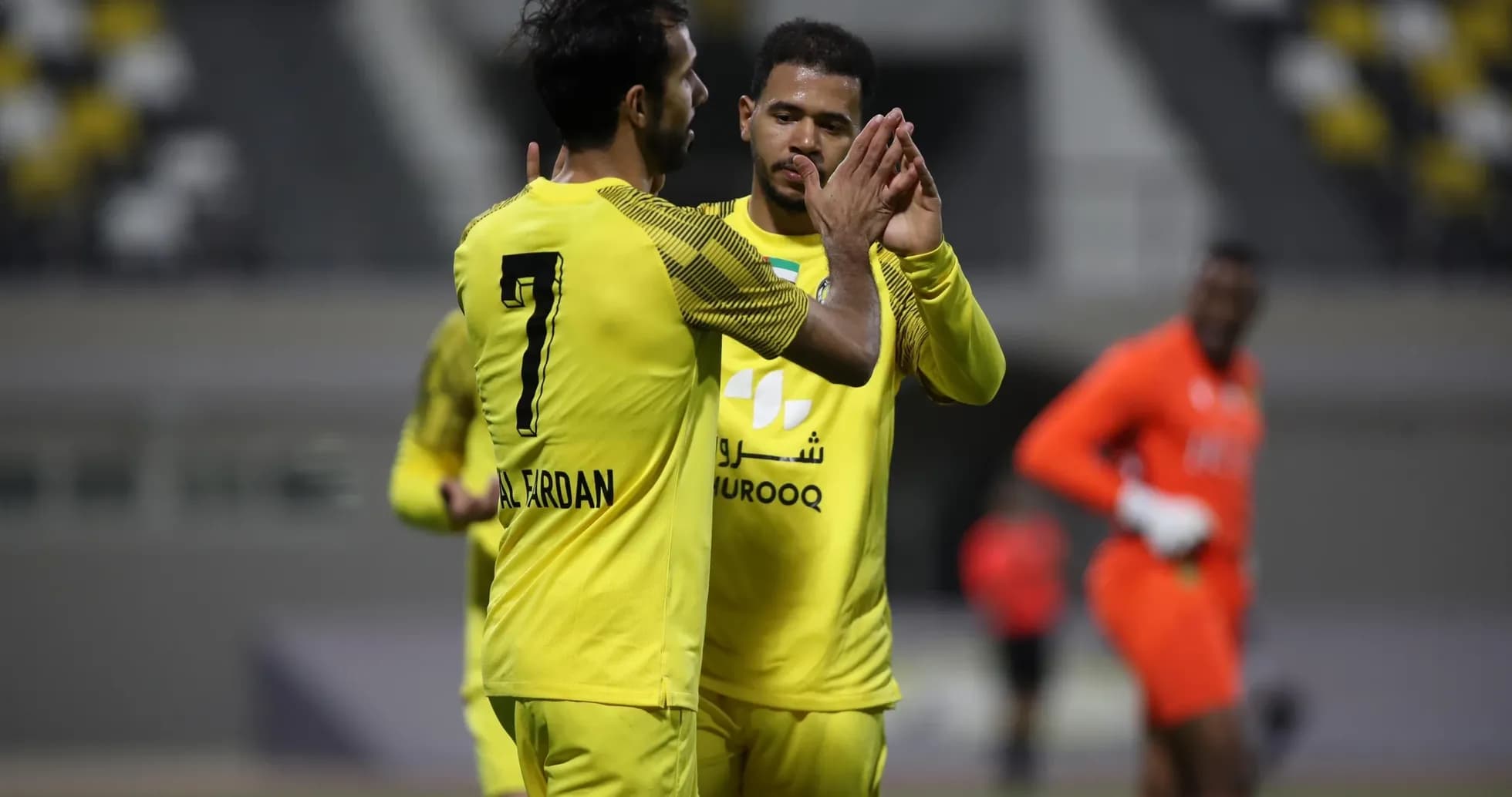 Jugadores de Ittihad Kalba U23 celebrando Jugadores de Ittihad Kalba U23 celebrando