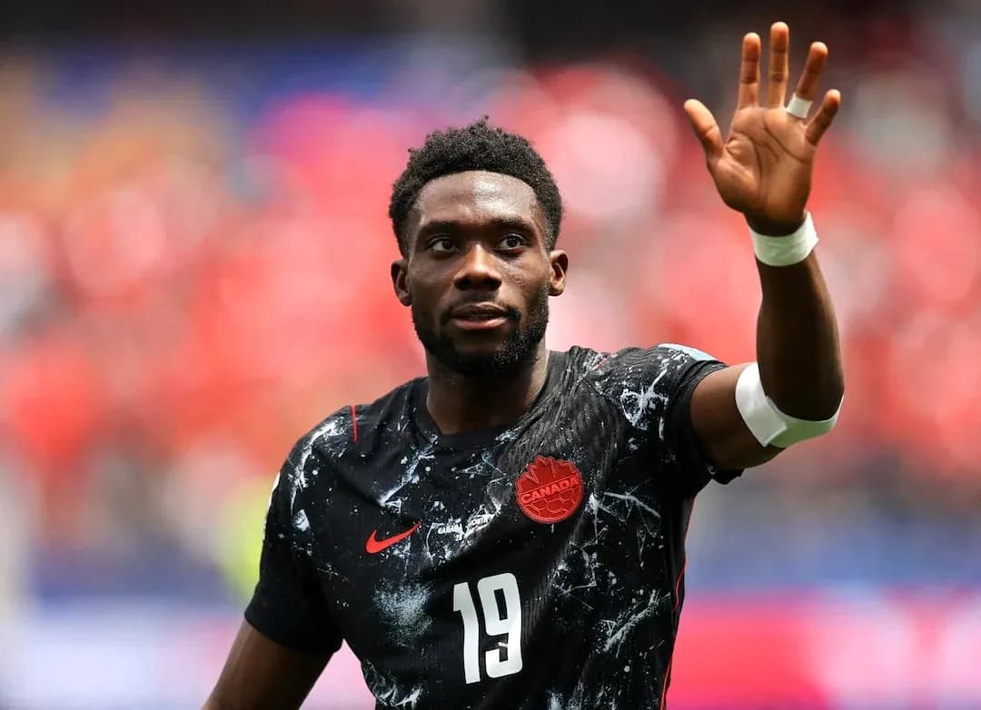 Jugador de Canadá saludando al público Jugador de Canadá saludando al público