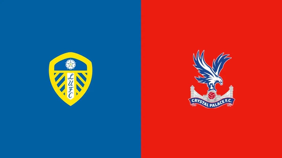 Logos de Leeds United y Crystal Palace Logos de Leeds United y Crystal Palace
