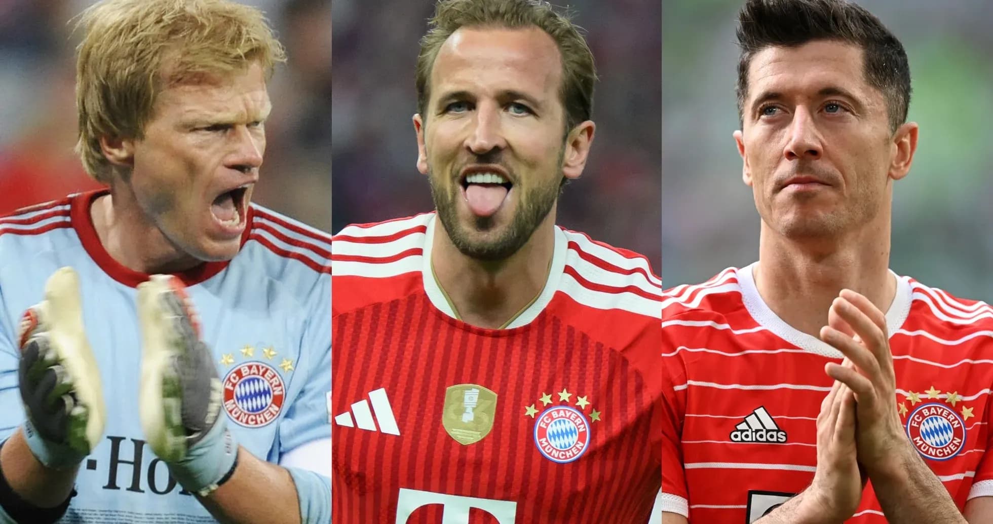 Tres jugadores de Bayern Múnich en uniforme Tres jugadores de Bayern Múnich en uniforme