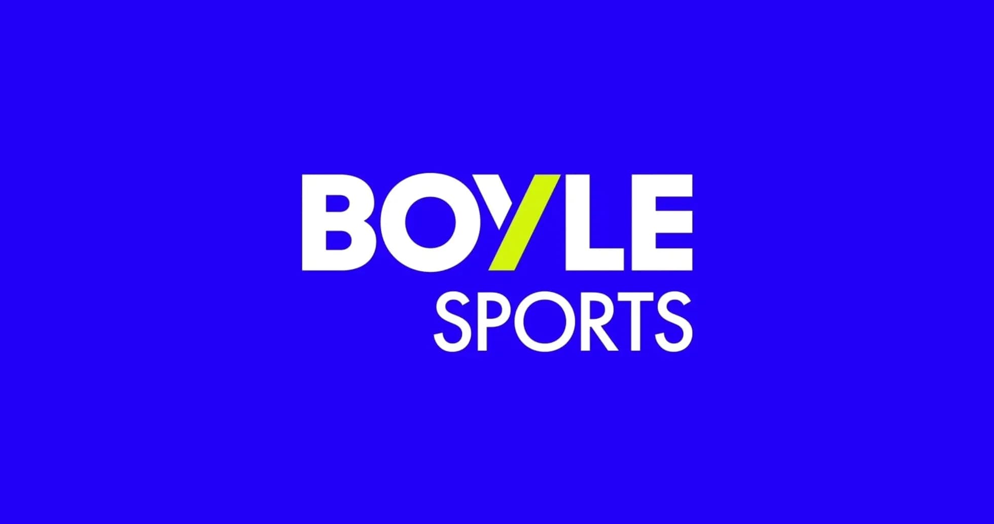 Logo de Boyle Sports sobre fondo azul Logo de Boyle Sports sobre fondo azul