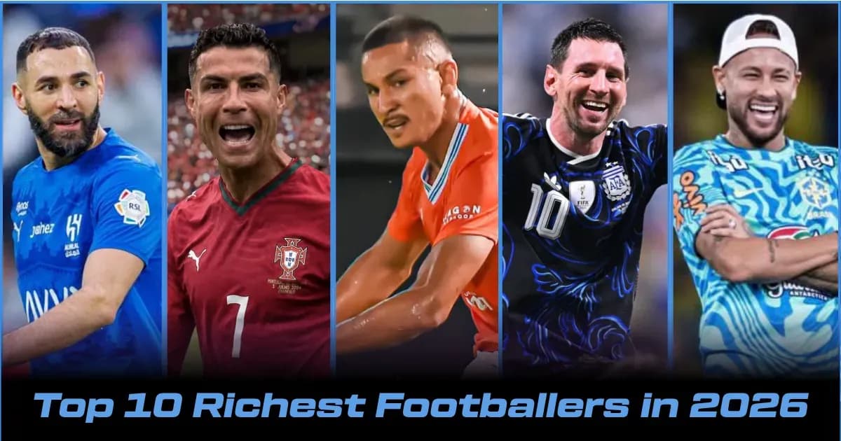 Los 10 Futbolistas Activos Más Ricos del Mundo en 2026 Los 10 Futbolistas Activos Más Ricos del Mundo en 2026