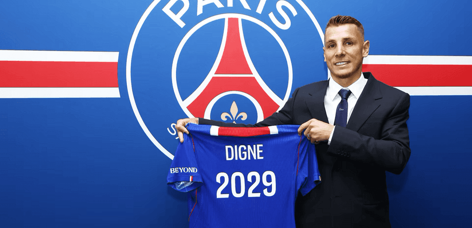 Lucas Digne regresa al Paris Saint-Germain con contrato por tres años Lucas Digne regresa al Paris Saint-Germain con contrato por tres años